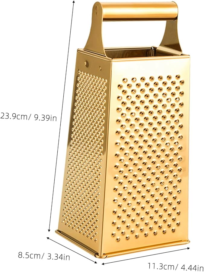 Stainless Steel Kitchen Grater Slicer Shredder for Cheese Lemon Garlic Ginger Vegetable Fruit Efficient Cutting Tool - Image 2